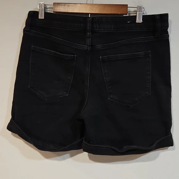 Lularoe Black Jean Shorts - Picture 5 of 9
